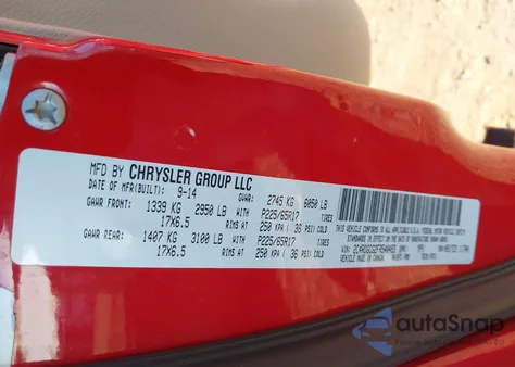 2015 Dodge Grand Caravan Sxt from USA, damaged, VIN 2C4RDGCG2FR540493